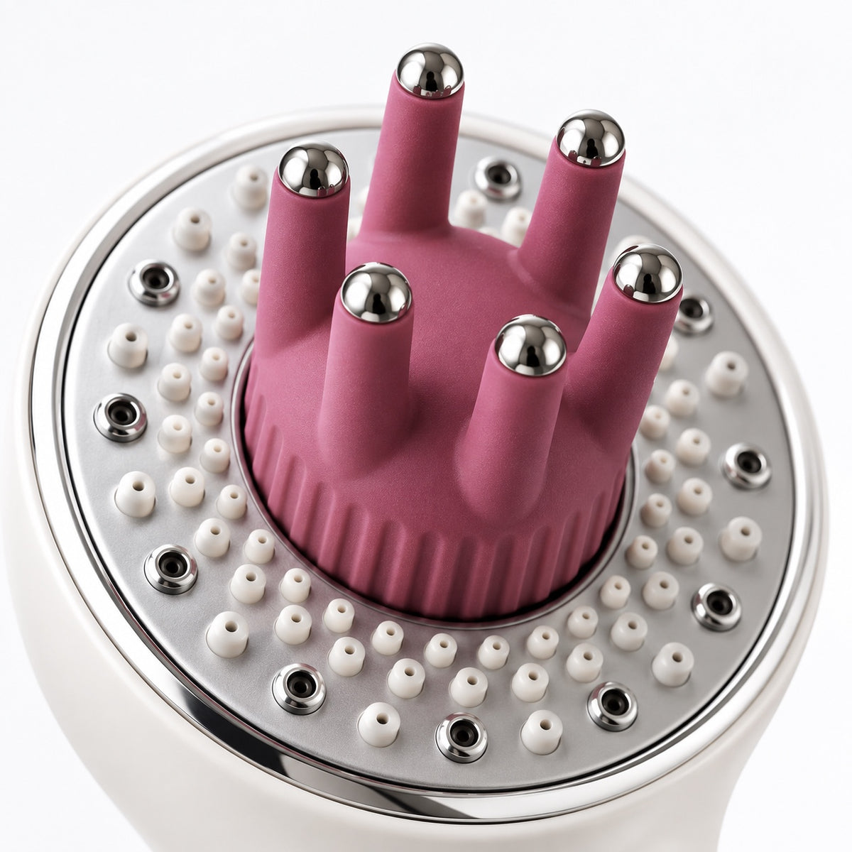 PUNKI magenta Claw massage module close-up