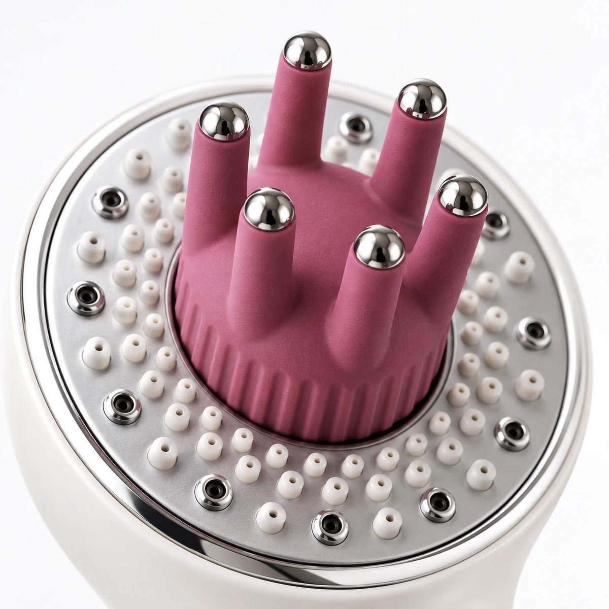 Close-up of the Magenta Claw with metal-tipped fingers